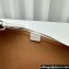 The Row Half Moon Bag in Smooth leather White