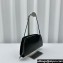 The Row Dalia shiny kid leather shoulder bag Black