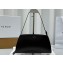The Row Dalia shiny kid leather shoulder bag Dark Gray