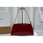 The Row Dalia shiny kid leather shoulder bag Red