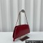 The Row Dalia shiny kid leather shoulder bag Red