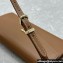 Miu Miu Leather wallet with leather and cord shoulder strap 5MT025 Cognac 2024
