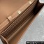 Miu Miu Leather wallet with leather and cord shoulder strap 5MT025 Cognac 2024