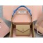 Miu Miu Leather wallet with leather and cord shoulder strap 5MT024 Beige 2024