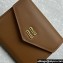 Miu Miu Leather wallet with leather and cord shoulder strap 5MT024 Cognac 2024
