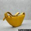 Lemaire Large Croissant Shoulder Bag 8820 Yellow