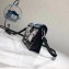 Prada Cahier Stud Printed Leather Bag 1BD121 Black 2018