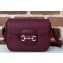 Gucci Horsebit 1955 small shoulder bag Red textured leather 815205 2024  