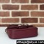 Gucci Horsebit 1955 small shoulder bag Red textured leather 815205 2024  