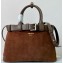 Prada Medium Buckle suede bag with belt 1BA434 2024