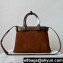 Prada Medium Buckle suede bag with belt 1BA434 2024