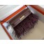Hermes Feather Kelly Elan Bag In Original Mysore Leather Burgundy 2023(Full Handmade)