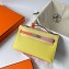 Hermes Mini Pochette Bag In Original Epsom Leather Yellow/Orange/Pink/Green/Red (Full Handmade)