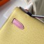 Hermes Mini Pochette Bag In Original Epsom Leather Yellow/Orange/Pink/Green/Red (Full Handmade)