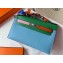 Hermes Mini Pochette Bag In Original Epsom Leather Blue/Green/Pink/Orange/Red (Full Handmade)