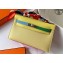 Hermes Mini Pochette Bag In Original Epsom Leather Yellow/Blue/Green/Orange/Fuchsia (Full Handmade)