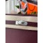 Hermes Kelly Elan Bag In Original Mysore Leather Burgundy 2023(Full Handmade)