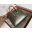 Hermes Birkin 25/30 In Original Box Leather Olive Green with Gold/Silver Hardware (Full Handmade)