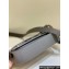 Hermes mini jypsiere bag in swift leather Gray with Silver Hardware (original quality+handmade)