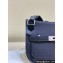 Hermes mini jypsiere bag in swift leather Dark Blue with Gold/Silver Hardware (original quality+handmade)