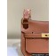 Hermes mini jypsiere bag in swift leather Golden Brown with Gold Hardware (original quality+handmade)