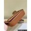 Hermes mini jypsiere bag in swift leather Golden Brown with Gold Hardware (original quality+handmade)