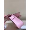 Hermes mini jypsiere bag in swift leather Pink with Silver Hardware (original quality+handmade)