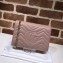 Gucci GG Marmont Matelasse Chevron Mini Bag 474575 Nude 2017