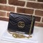 Gucci GG Marmont Matelasse Chevron Mini Bag 474575 Black 2017