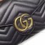 Gucci GG Marmont Matelasse Chevron Mini Bag 474575 Black 2017