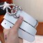 Chanel Pearl and Chain CC Logo Width 3cm Leather Belt