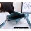 Hermes Mini Evelyne Bag In Original Togo Leather Dneim Blue with Silver Hardware (Machine Made)