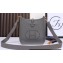 Hermes Mini Evelyne Bag In Original Togo Leather Gray with Gold Hardware (Machine Made)