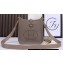 Hermes Mini Evelyne Bag In Original Togo Leather Elephant Gray with Gold Hardware (Machine Made)