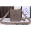 Hermes Mini Evelyne Bag In Original Togo Leather Elephant Gray with Silver Hardware (Machine Made)