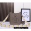 Hermes Mini Evelyne Bag In Original Togo Leather Elephant Gray with Silver Hardware (Machine Made)