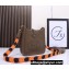 Hermes Mini Evelyne Bag In Original Togo Leather Etoupe with Gold Hardware (Machine Made)