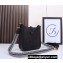 Hermes Mini Evelyne Bag In Original Togo Leather Black with Gold/Silver Hardware (Machine Made)