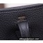 Hermes Mini Evelyne Bag In Original Togo Leather Black with Gold/Silver Hardware (Machine Made)