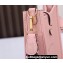 Hermes Mini Evelyne Bag In Original Togo Leather Pink with Gold/Silver Hardware (Machine Made)