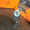 Hermes Lock Bag Charm Silver