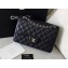 Chanel Original Quality Jumbo Classic Flap Bag 1113 in Caviar Leather Black with Silver Hardware