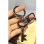 Louis Vuitton Key Bag Charm And Key Holder Silver
