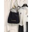 Chanel Denim CHANEL 22 Small Handbag AS3260 Black 2023