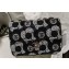 Chanel Classic Small Handbag Sequins Black/Silver 2023