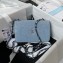 Chanel Crystal Studs Classic Small Handbag A0116 Blue 2023