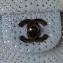 Chanel Crystal Studs Classic Handbag A0112 Blue 2023
