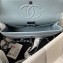 Chanel Crystal Studs Classic Handbag A0112 Blue 2023