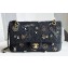 Chanel Embroidered Tweed, Strass, Glass Pearls & Gold-Tone Metal Small Classic Handbag A01113 Black 2023