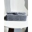 Chanel Embroidered Denim, Sequins & Silver-Tone Metal Classic Handbag A01112 Gray 2023
